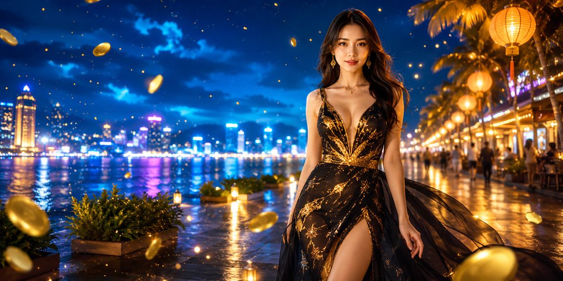 Du khách tại chợ đêm Mũi Né truy cập ưu đãi casino trực tuyến qua điện thoại